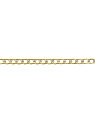 Cadena cubana americana 80 pavé