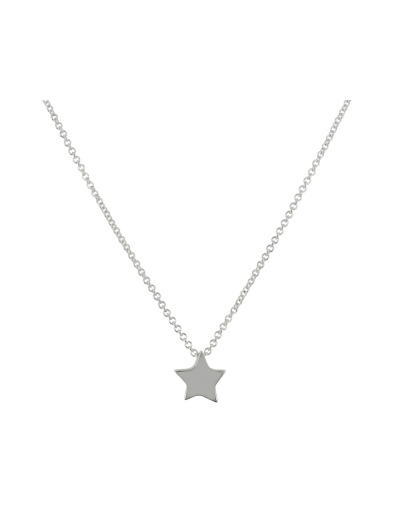 Collar con dije de estrella vaciada