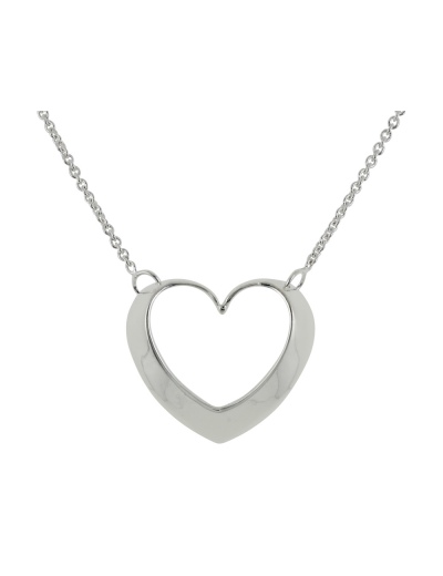 Collar corazón cinta grande