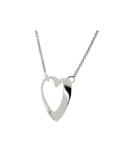 Collar corazón cinta grande