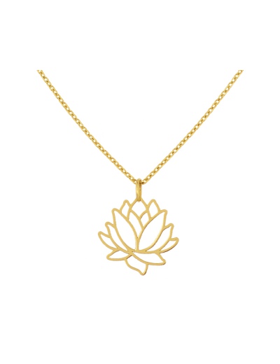Collar con flor de loto