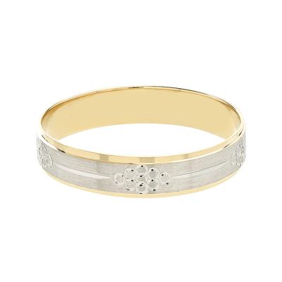 Argolla clásica con rodio 4 mm