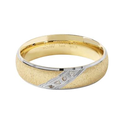 Argolla confort con piedras 6 mm